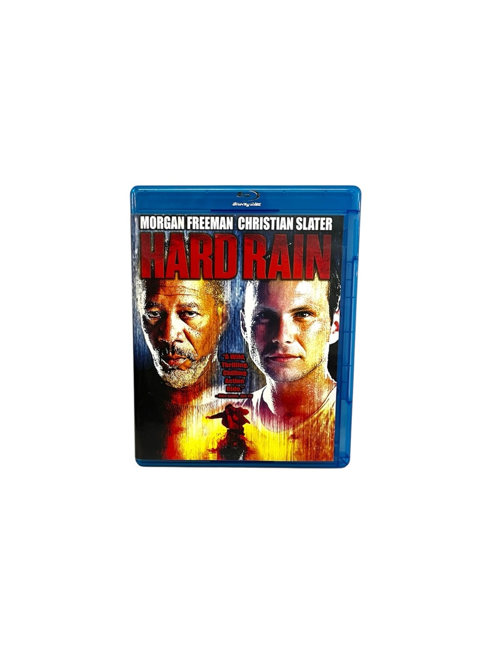 Hard Rain (Blu-ray, 2010) W/ Insert Morgan Freeman Christian Slater